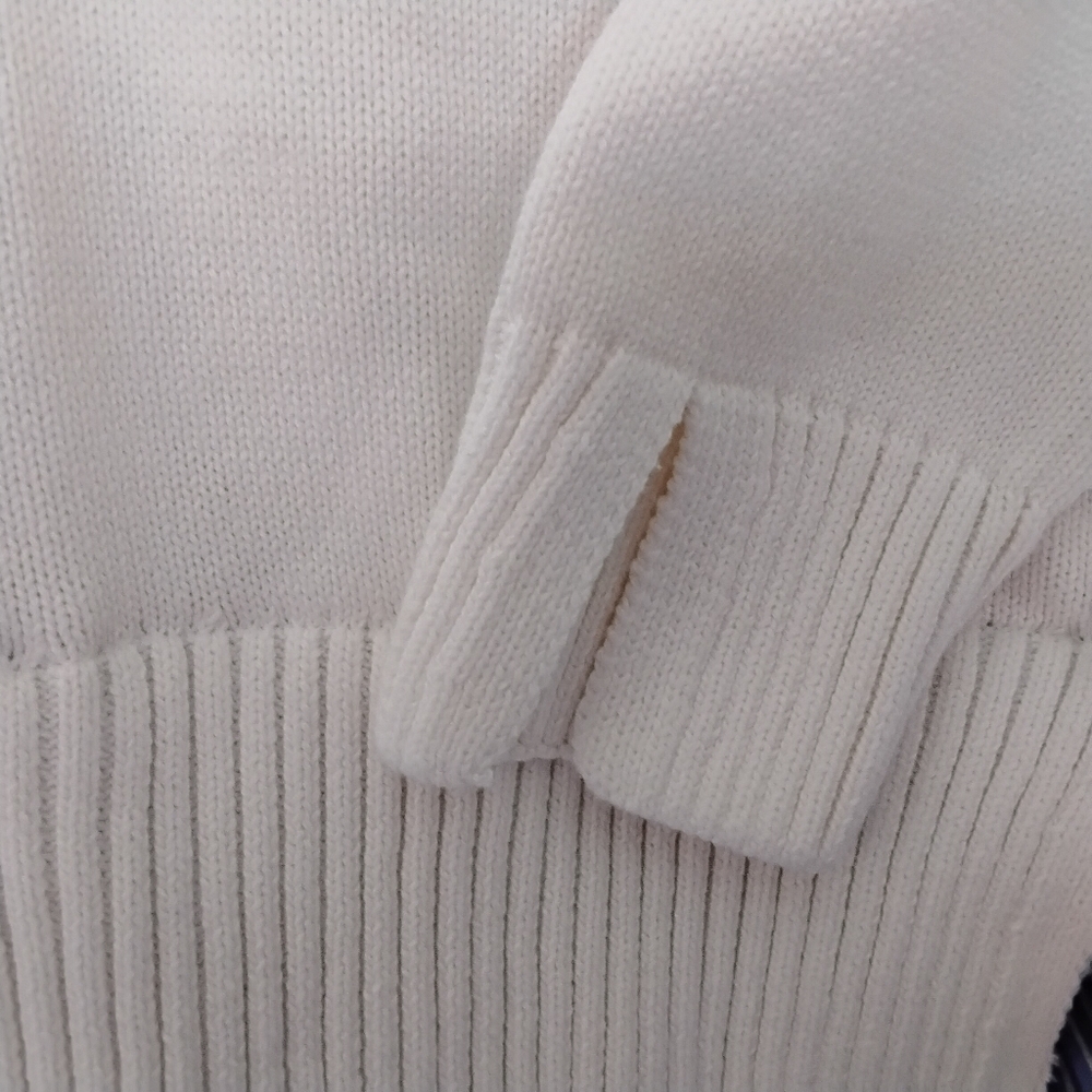 English Factory White Blue Sweater Dress for Women - Picture 8 of 9